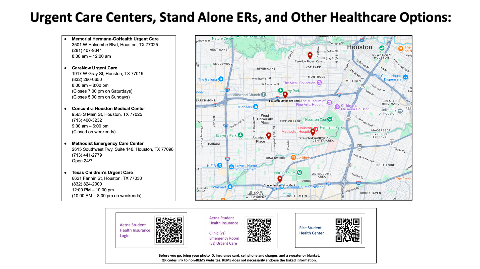 Urgent Care Centers, Stand Alone ERs, and Other Healthcare Options
